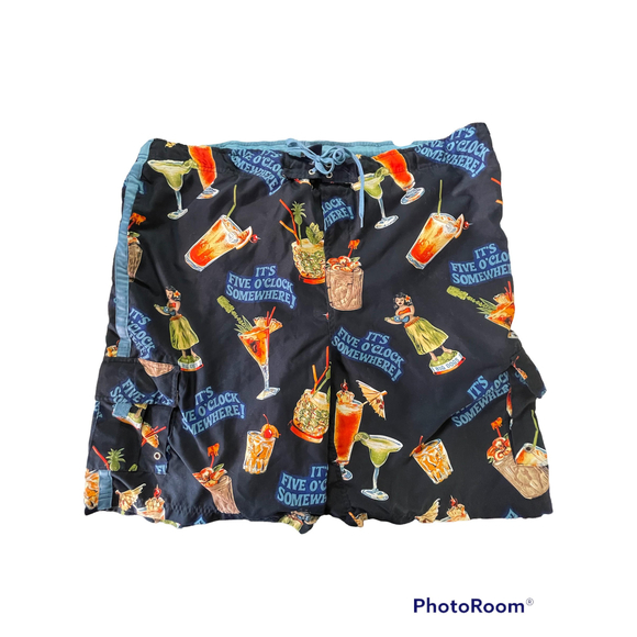 Big Dogs Other - Big Dogs "Five o'clock somewhere swim trunks size XL